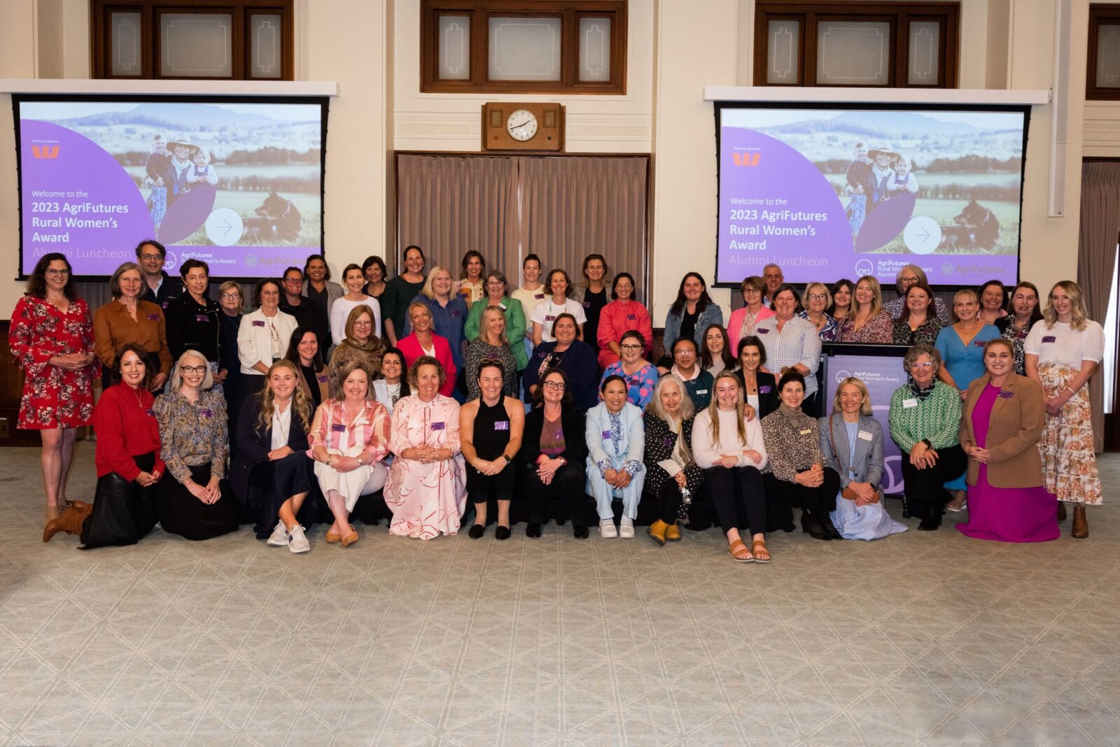 RWA Alumni Lunch group image at Old Parliament House